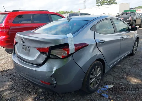2015 Hyundai Elantra Se from USA, damaged, VIN 5NPDH4AE1FH570371